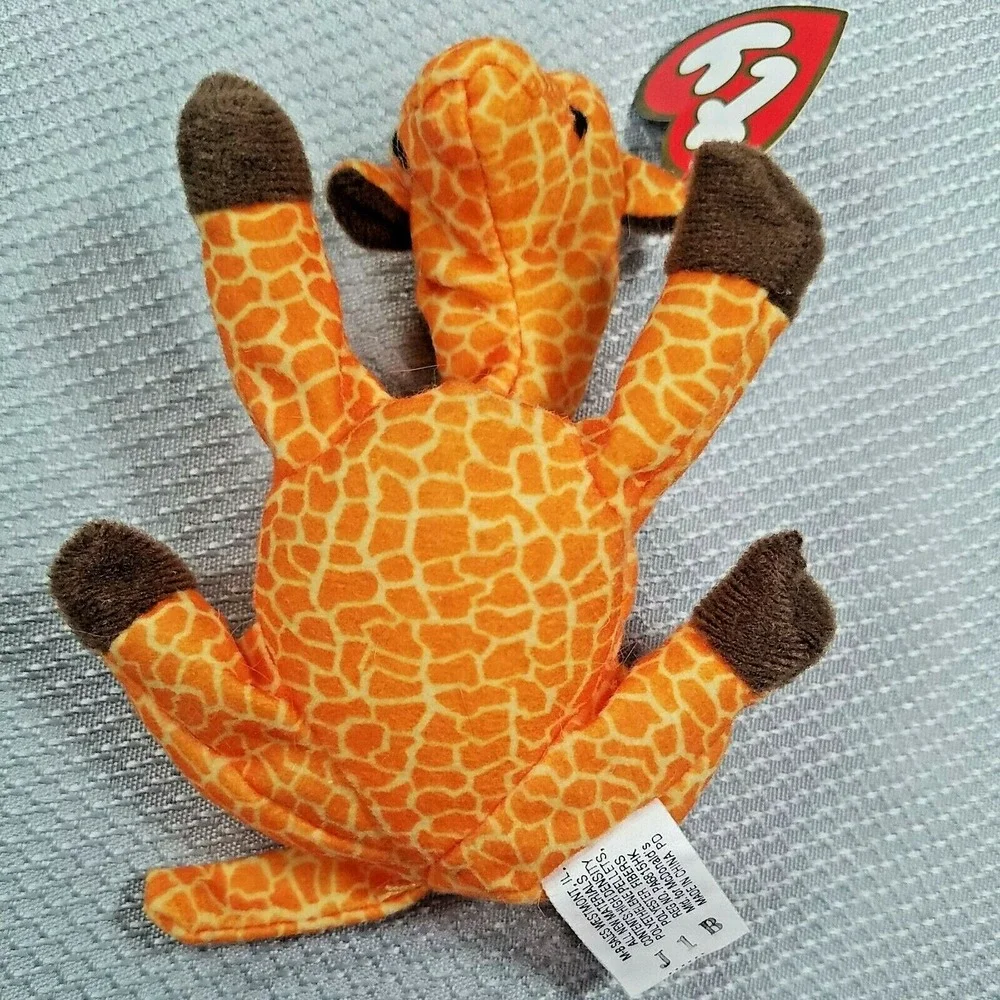 Vintage Twigs Ty‎ Teenie Beanie Babies Baby Giraffe 1993